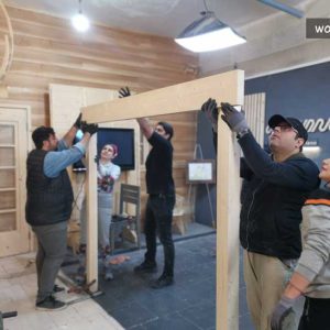 ساخت خانه چوبی کوچک