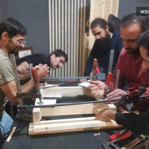 مونتاژ کلاف چوبی صندلی